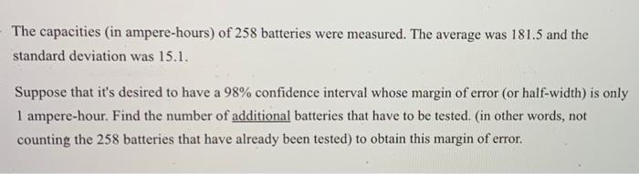 Haynes explains battery storage capacity, which is measured in amp