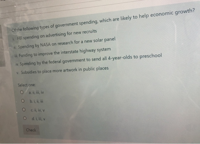 solved-of-the-following-types-of-government-spending-which-chegg