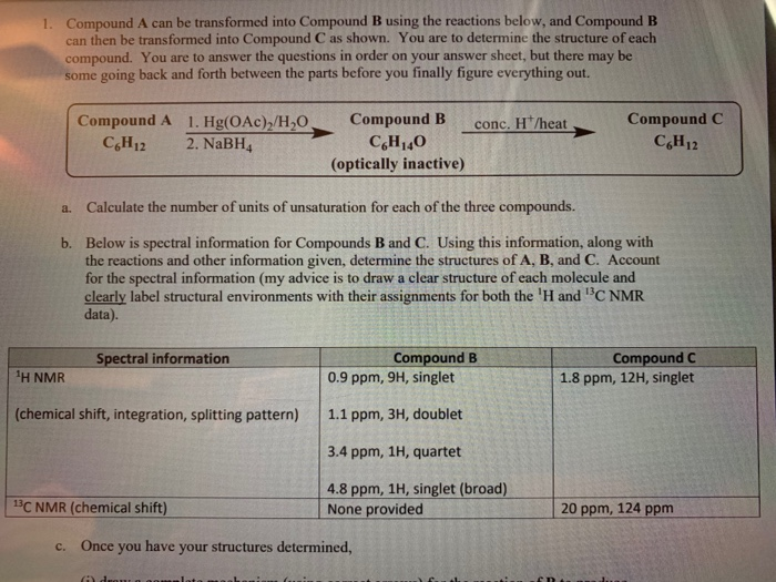 Solved Compound A can be transformed into Compound B using | Chegg.com