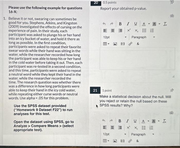 Solved Please use the following example for questions 160.5 | Chegg.com