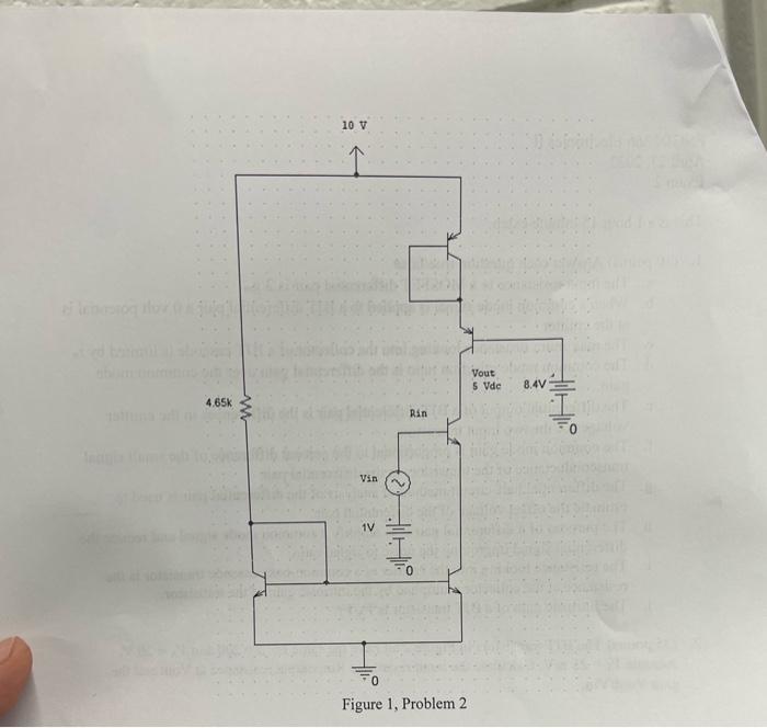Solved IS 2. (35 points) The BJT transistors in Figure 2 all | Chegg.com