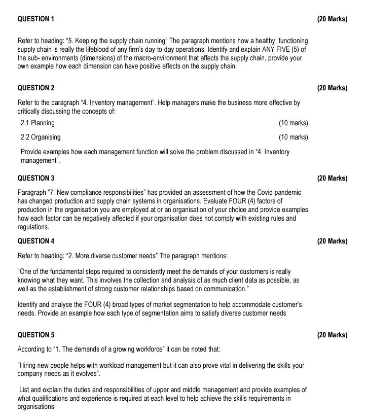 Solved Read the case study below and answer ALL the | Chegg.com