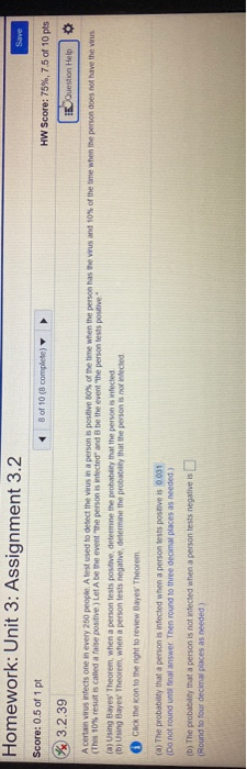 Solved Homework: Unit 3: Assignment 3.2 Save 8 of 10 (8 | Chegg.com