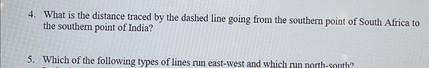 Solved What is the distance traced by the dashed line going | Chegg.com