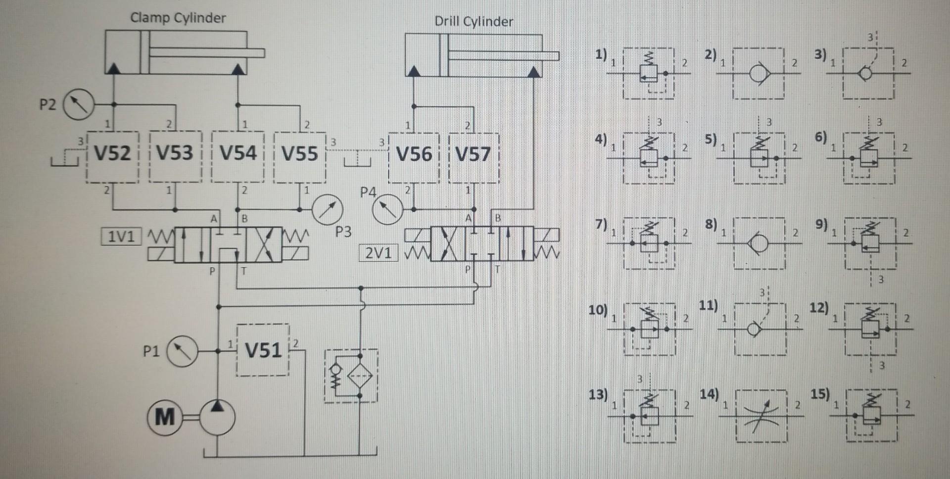 Solved 3 6) 8) 9 11) 14 15Match the appropriate valves to