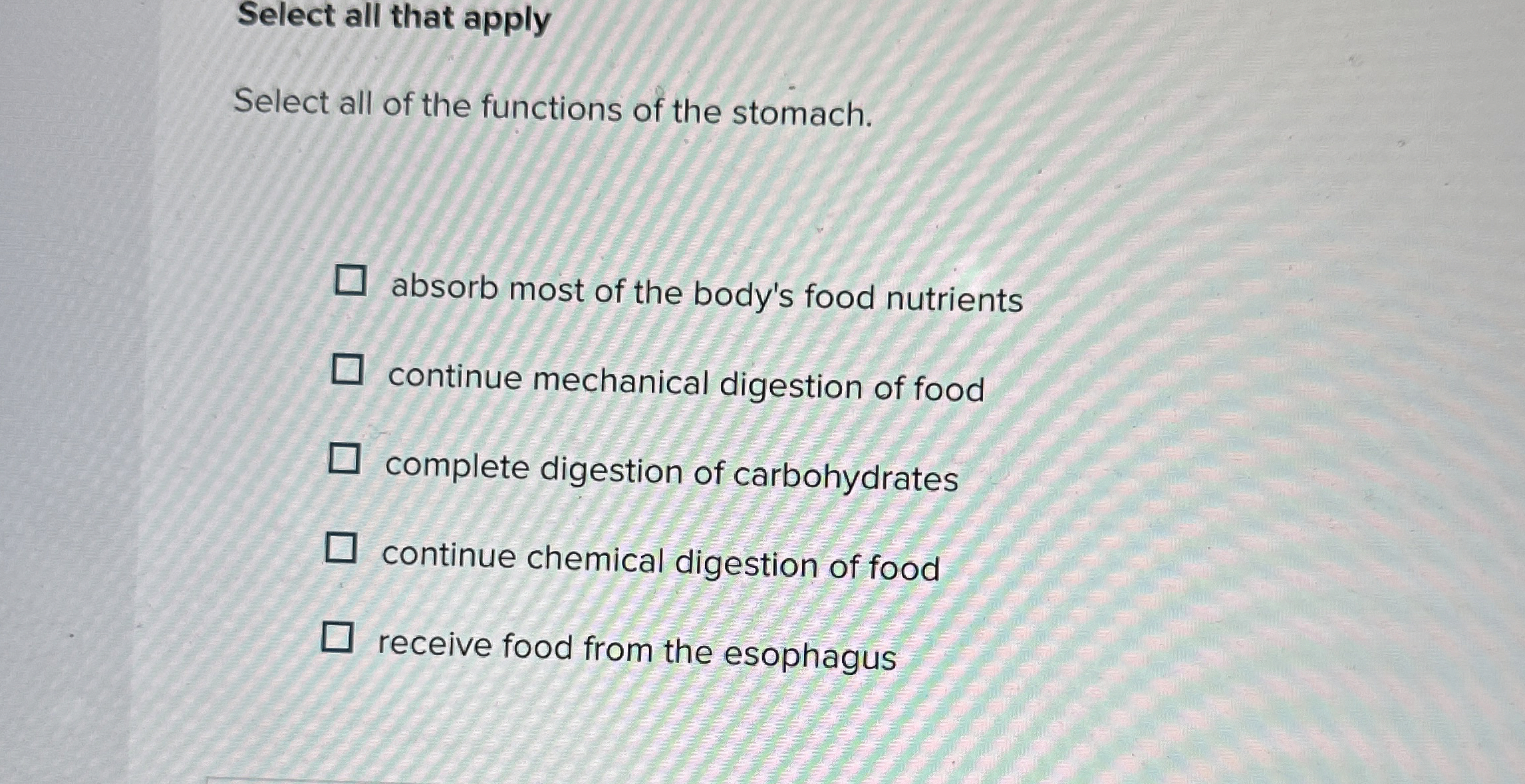 Solved Select all that applySelect all of the functions of