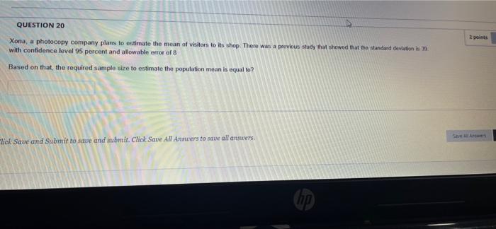 Solved QUESTION 20 Xona, a photocopy company plans to | Chegg.com