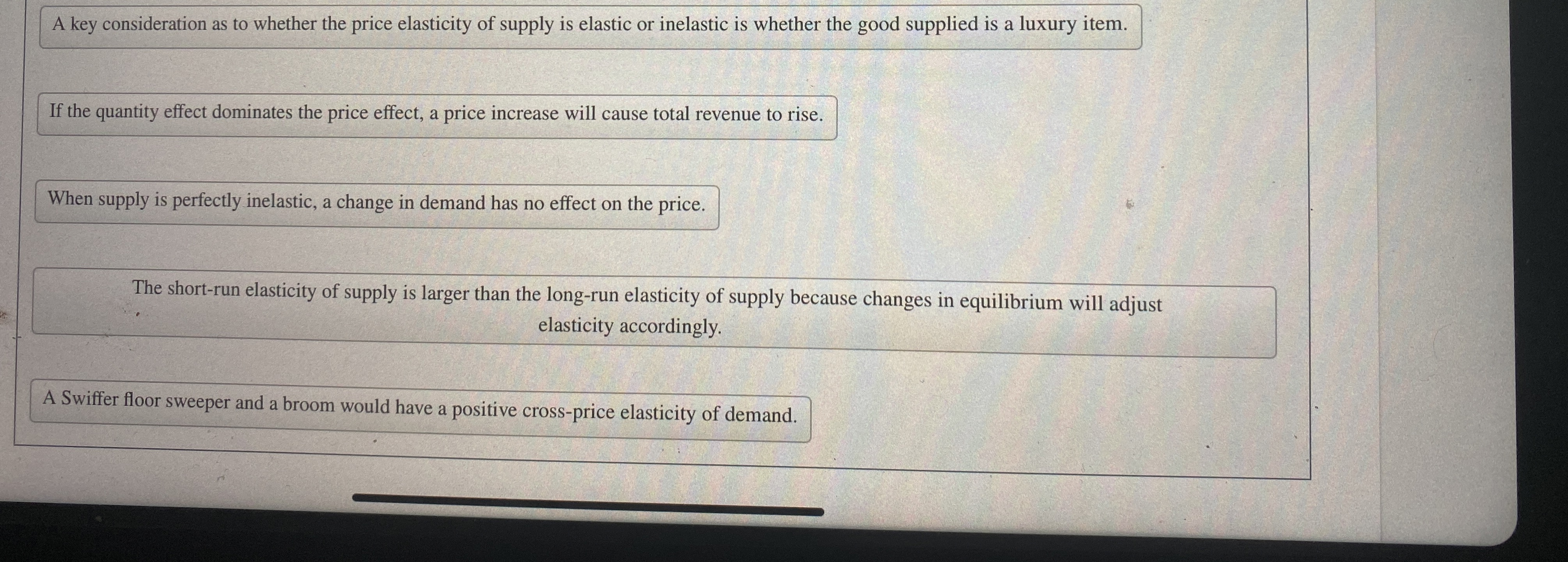 Solved Ture or FalseA key consideration as to whether the