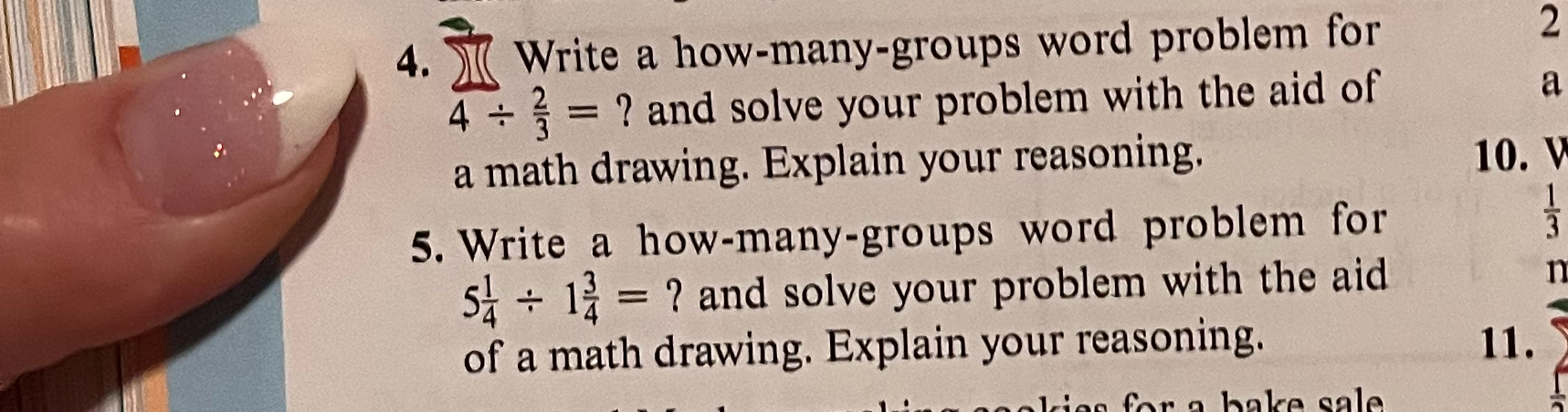 Solved 제 ﻿Write a how-many-groups word problem for 4÷23= ? | Chegg.com