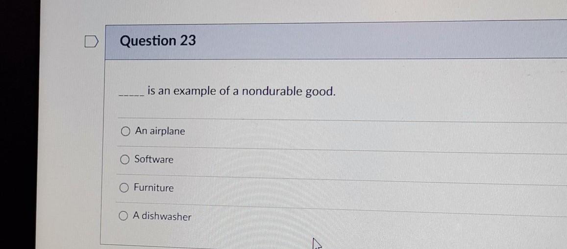 solved-question-23is-an-example-of-a-nondurable-good-an-chegg