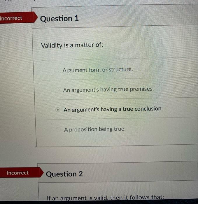 I Need Help These Are Questions I Got Wrong On My Chegg Com