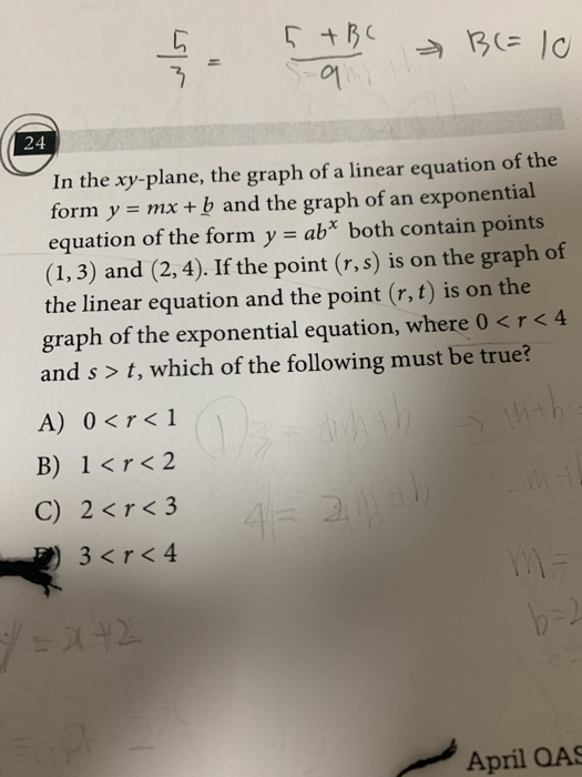 How To Solve Exponential Equations Y Ab X Tessshebaylo