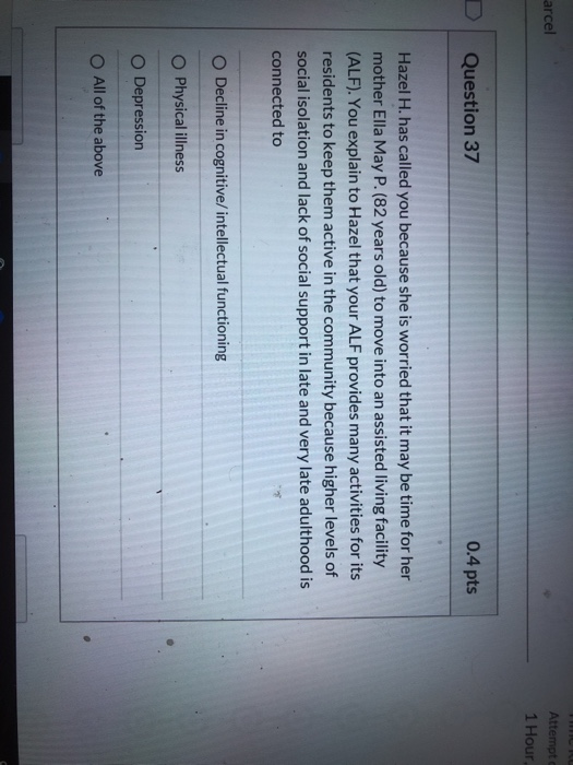Solved 11 Question 35 0.4 pts Stanley Z. is a very healthy | Chegg.com