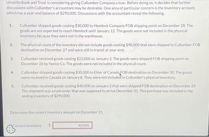 solved-umatilla-bank-and-trust-is-considering-giving-chegg
