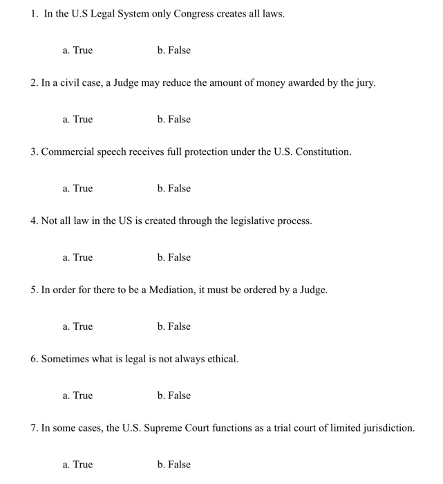 the supreme court is a trial court true or false