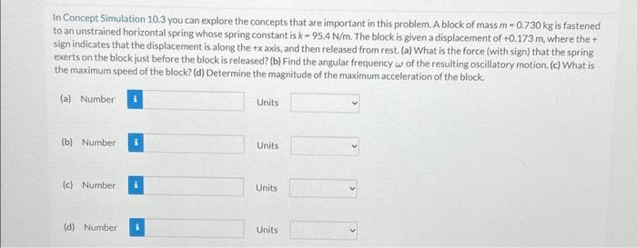 Solved In Concept Simulation 10.3 you can explore the | Chegg.com