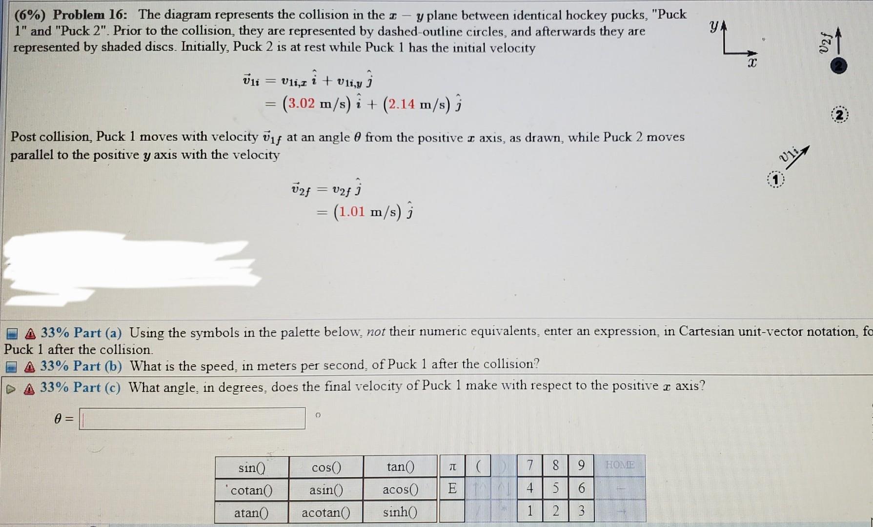 Solved (6\%) Problem 16: The Diagram Represents The | Chegg.com