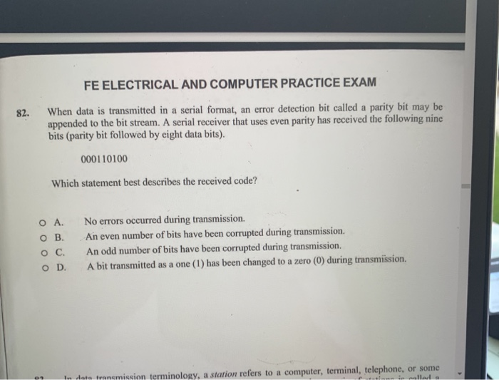 Solved FE ELECTRICAL AND COMPUTER PRACTICE EXAM 80. Consider | Chegg.com