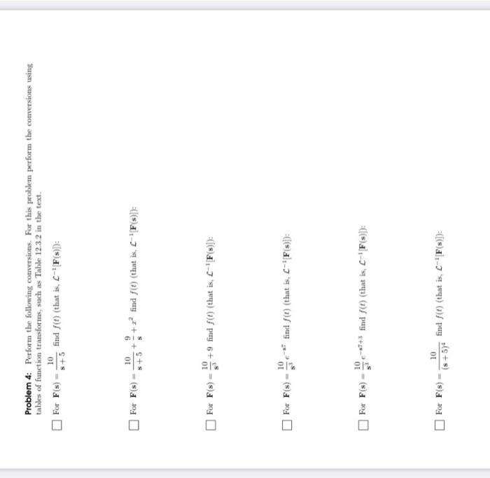 Solved Problem 4: Perform the following conversions. For | Chegg.com