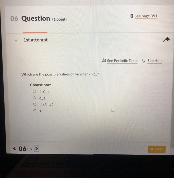 Solved @ See page 351 06 Question (1 point) 1st attempt 18 | Chegg.com