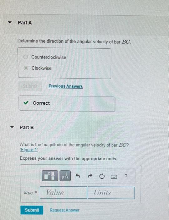 Solved Determine the direction of the angular velocity of | Chegg.com