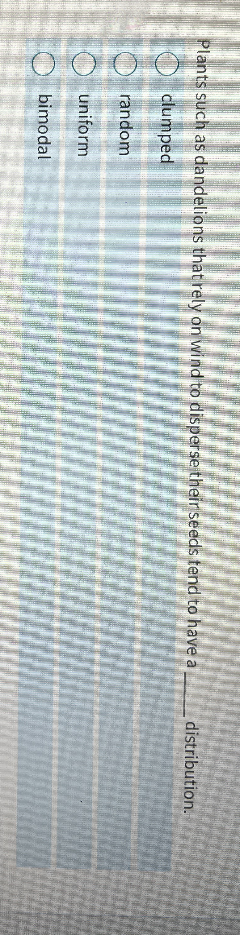 Solved Plants such as dandelions that rely on wind to