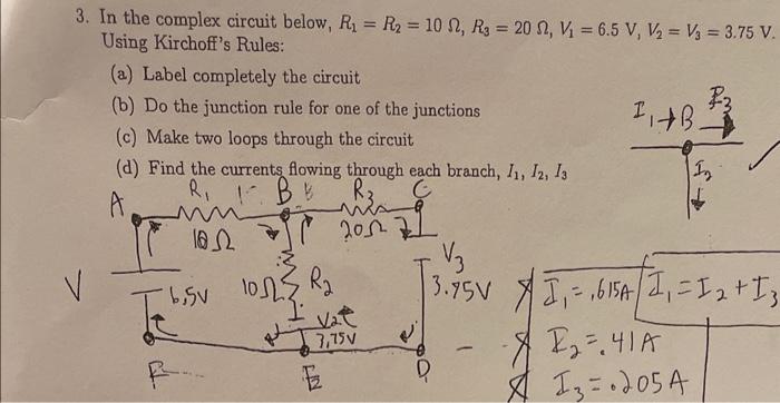 Solved 3. In the complex circuit below, | Chegg.com