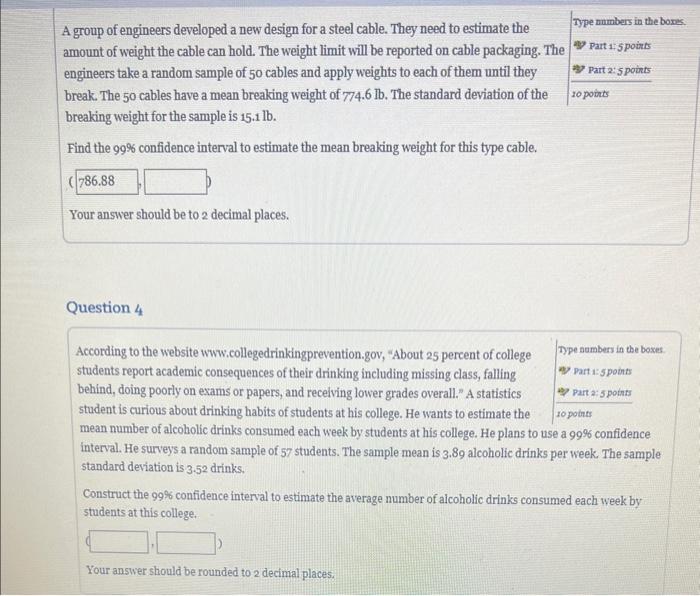 Solved breaking weight for the sample is 15.1lb. Find the | Chegg.com