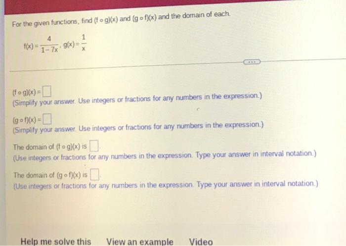 solved-for-the-given-functions-find-fog-x-and-gof-x-chegg