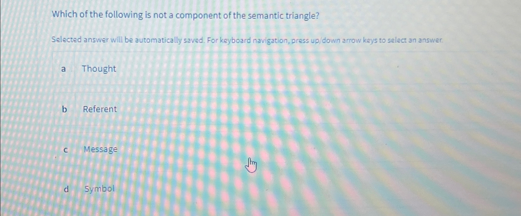 Solved Which of the following is not a component of the | Chegg.com