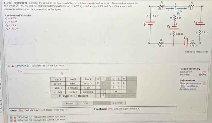 Solved 10 Problem 9 Consider The Circuit In The Figure