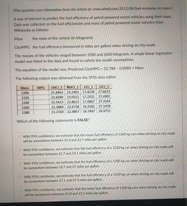 Solved Question 2 1 pts When using simple linear regression | Chegg.com