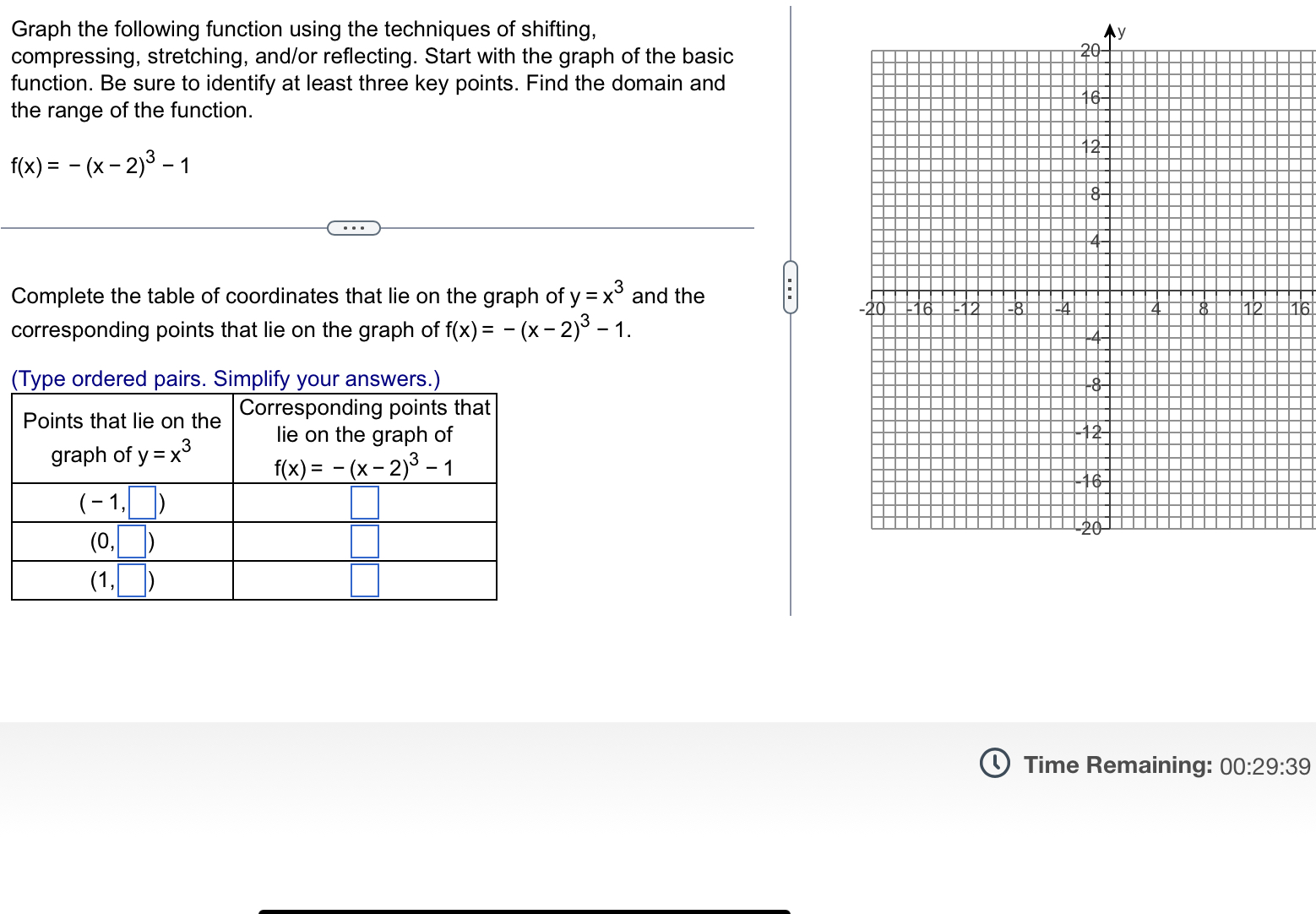 Solved Graph the following function using the techniques of | Chegg.com