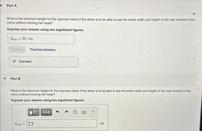 Solved The rear window in a car is approximately a | Chegg.com