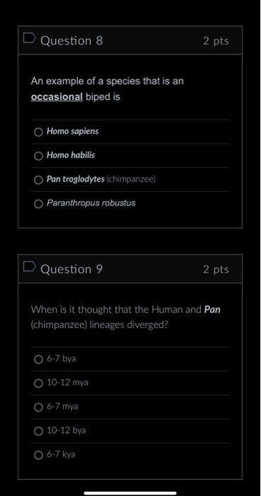 Solved Question 8 2 pts An example of a species that is an | Chegg.com