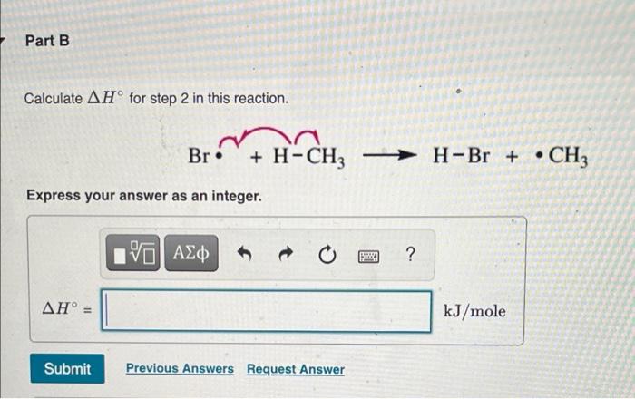 Solved Using Bond-dissociation Enthalpies, Calculate The | Chegg.com