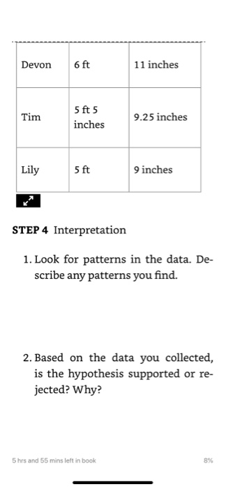 Data Collection Exercise Solved EXERCISE 6 DATA COLLECTION AND EVALUATION An | Chegg.com