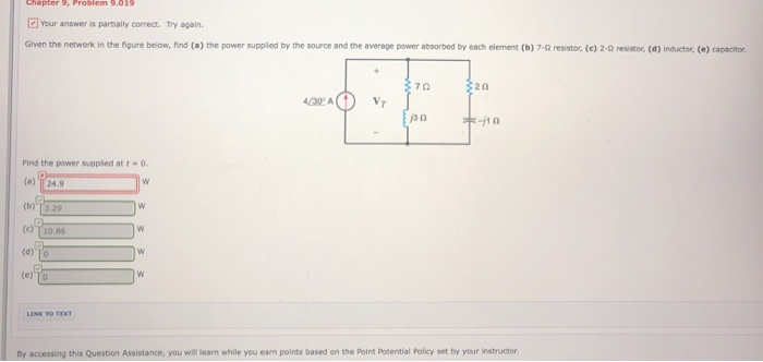 Solved Chapter 9, Problem 9.019 Your answer is partially | Chegg.com