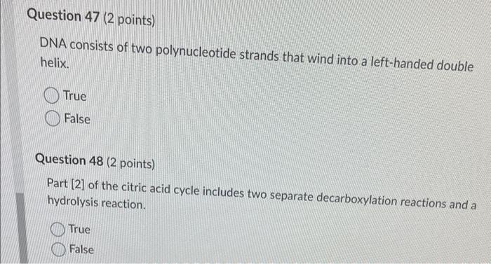 Solved The double-stranded DNA helices wind around a core of | Chegg.com