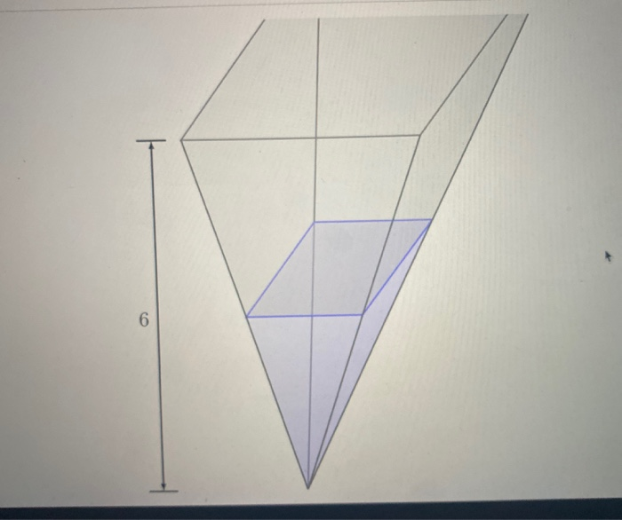 Solved Question A Tank Is Shaped Like An Upside Down Square