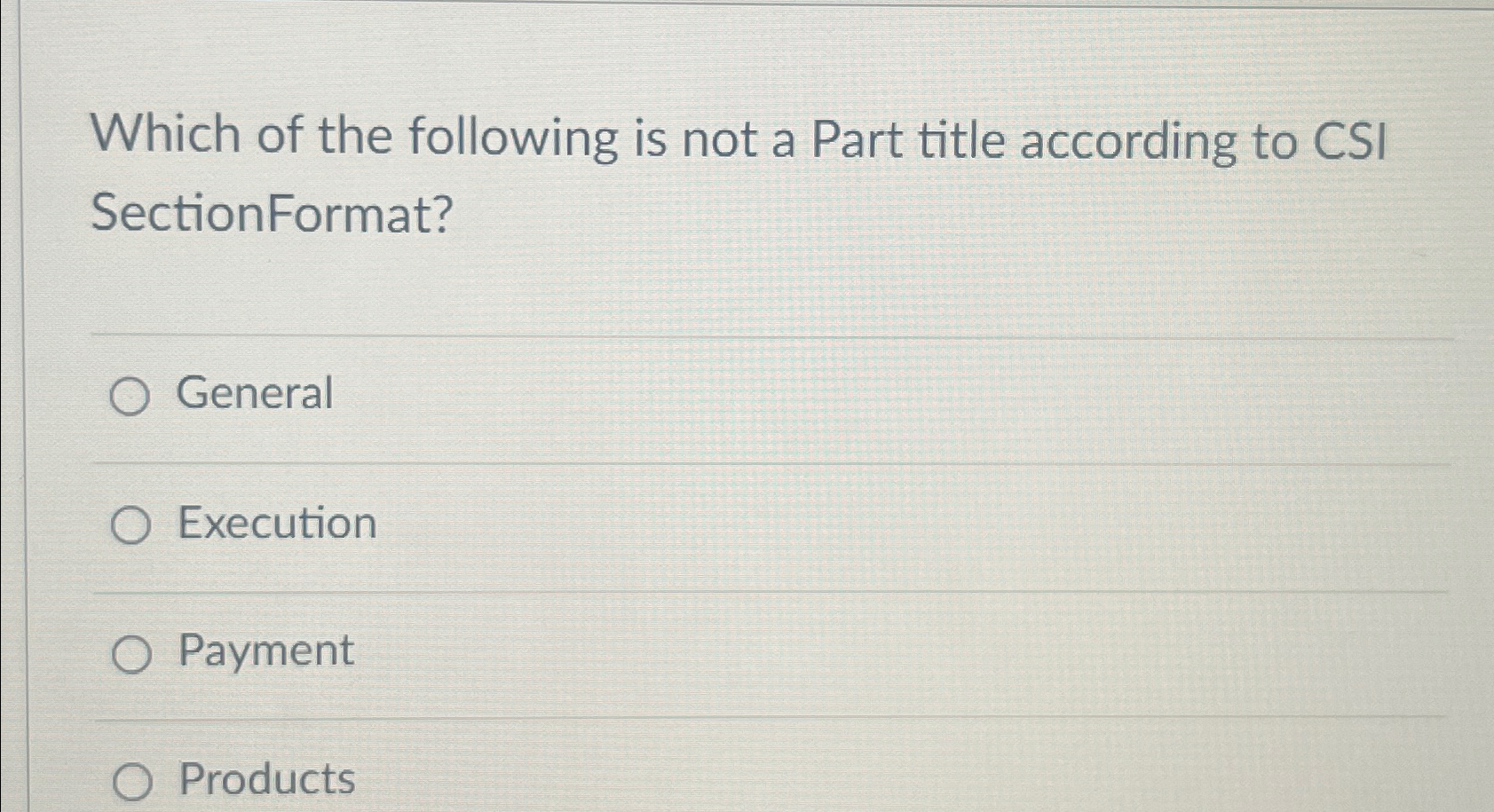 Solved Which of the following is not a Part title according | Chegg.com