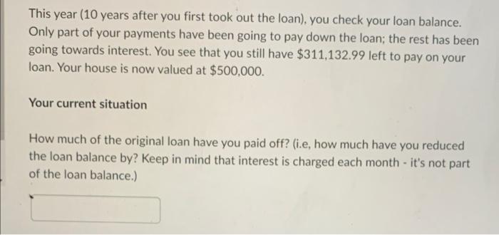 Solved Suppose That 10 Years Ago You Bought A Home For | Chegg.com