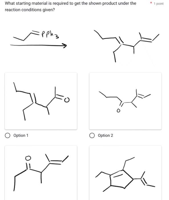 Solved What startina material is reauired to aet the shown | Chegg.com