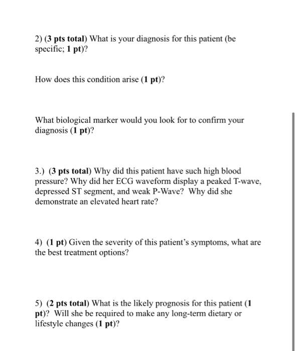 Solved Case Study 3: Renal System A 46 year old woman, Susan | Chegg.com