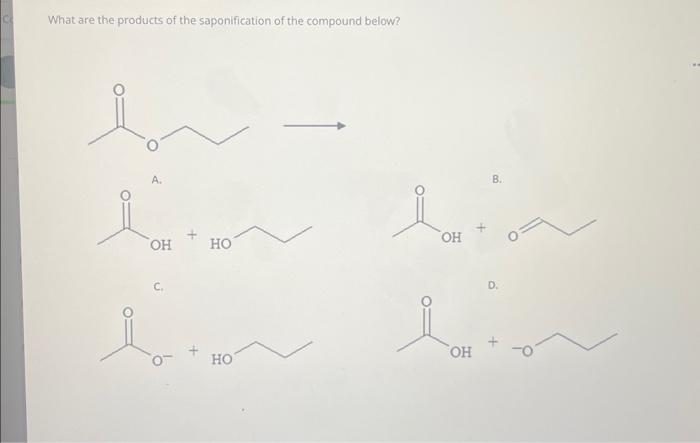 Solved What is the Major product of the reaction below? A. | Chegg.com