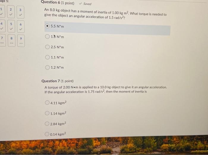 Solved Age 1 1 2 3 Question 6 1 Point Saved An 8 0 K Chegg Com