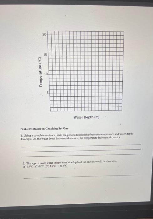 graphing activities homework answer key