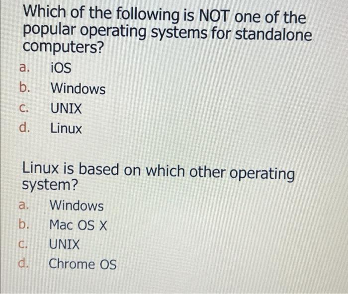 Solved Which of the following is NOT one of the popular | Chegg.com