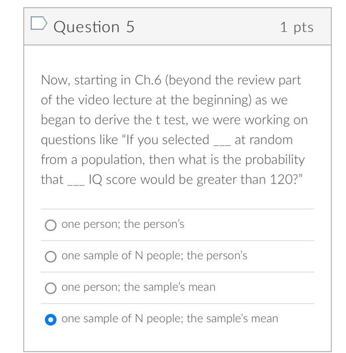 Solved D Question 9 1 pts If the standard deviation of a set | Chegg.com