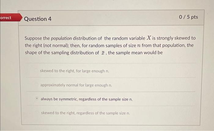 Solved Suppose the population distribution of the random | Chegg.com